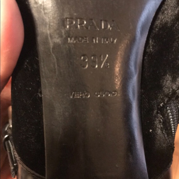 PRADA VERO CUOIO EURO SZ 39.5 MADE IN ITALY (U.S. 8.5) SEE DESCRIPTION - Picture 6 of 6